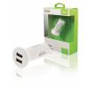 Sweex Incarcator auto 2x USB 4.8A alb