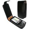 Piel Frama Husa Piele pentru Htc Touch Cruise 2 Flip Neagra