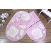 Chilai Home Set 3 covorase baie, Alessia Home, Pinkie - Pink