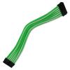 Nanoxia 24-Pin ATX Extension 30cm Single Sleeve Green/White (NX24V3EGW)