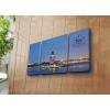 Clock Art Tablou decorativ cu ceas, 228CLA3624, Multicolor