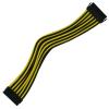 Nanoxia 24-Pin ATX Extension 30cm Single Sleeve Black/Yellow (NX24V3ESG)