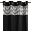 Stof Draperie neagra bumbac - Preston