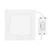 Ultralux Panou LED incastrabil, patrat, 6W, SMD2835, lumina calda