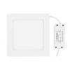 Ultralux Panou LED incastrabil, patrat, 12W, SMD2835, lumina calda