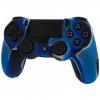 Assecure Pro Soft Silicone Protective Cover With Ribbed Handle Grip Blue Camo Ps4
