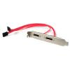StarTech.com 2 Port SATA to eSATA Slot Plate Bracket ESATAPLATE2