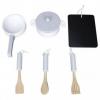 EcoToys Set tacamuri accesorii bucatarie din lemn