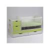 Bebe Design Patut Transformer Eco Plus Silence Alb Pastel