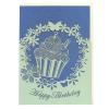 Alljoy Design Felicitare - Happy Birthday Cup Cake Swing