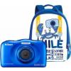 Nikon Coolpix W100 Blue + Backpack Kit (vqa011k001)