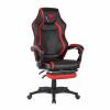 UNICSPOT Scaun birou Gamer Rally, negru/rosu