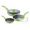 Renberg Set tigai marmorate, 5 piese, Verde