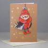 Alljoy Design Felicitare - Wooden Keep Sake Xmas Bird
