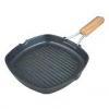 Sapir Tigaie grill aluminiu, 24 cm, maner lemn