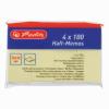 Herlitz BLOC NOTITE ADEZIVE 20X50MM 4 BUC. GALBEN