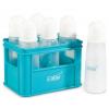 U-Grow Kit 6 biberoane cu ladita UG-BCRT6, 0+ luni, 270ml (Alb-Albastru)