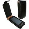 Piel Frama Husa Piele pentru Htc Google Nexus One Flip Neagra