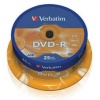 Verbatim DVD-R Matt Silver, 4.7GB, 16x, 25 bucati (43522)