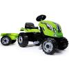Smoby Tractor cu pedale si remorca Farmer XL verde