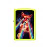Zippo Brichetă 29614 Pizza Cat Rainbow Neon Yellow