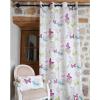 Stof Draperie Fluturi Multicolori - alba