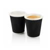 CEP Set 2 cesti portelan 180ml, negru