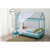 BabyNeeds Baldachin Alb cu stelute albastru deschis