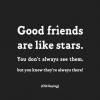 Quotable Cards Felicitare - Good friends are like stars