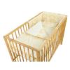 MyKids Lenjerie Teddy Iepuras Galben 4 Piese 120x60