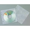 Q-Connect Plicuri plastic PP pentru 2 CD/DVD, 40 buc/set