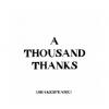 Quotable Cards Felicitare - A Thousand Thanks