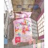 CottonBox Set de pat 4 anotimpuri copii, bumbac 100% ranforce, 1 persoana, Escape - Pink