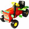 Super Plastic Toys Tractor Turbo red