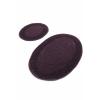 Chilai Home Set 2 covorase baie bumbac, Alessia Home, Piante Oval - Purple