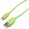 Serioux Lightning - USB-A 2.0 male-male 1m Verde srxc-m1m05-g