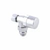 Bianchi ROBINET REGLAJ RETUR COLTAR DIN ALAMA CROMATA PT RADIATOARE, PT TEAVA CUPRU 1/2xD.15mm