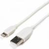 Serioux Lightning - USB-A 2.0 male-male 1m Alb srxc-m1m01-w
