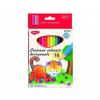 Daco Creioane colorate CC318, 18 culori, 8 set/pachet