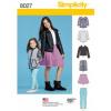 Simplicity Tipar combinatii fetite 8027