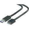 Belkin USB 3.0 - microUSB 3.0 1.8m Black (F3U166CP1.8M)