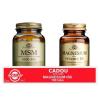 Solgar Pachet MSM 1000mg 60 tablete + cadou Magneziu cu B6 100 tablete