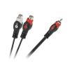 Cabletech Cablu 1xrca tata - 2xrca mama 3m
