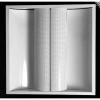 Almalux Lighting Corp incastrat pentru iluminatul fluorescent - GREY Center - 2x55W 2G11, dispersor central, Electronic, IP20