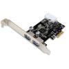 LogiLink 1x PCI-E Male - 2x USB 3.0 Female PC0054A