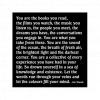 Quotable Cards Felicitare - You are the books you read