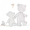 Ceba Baby Lenjerie cu 3 piese Papa Bear