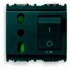 Vimar Priza cu intrerupator automat 16A cu 2 module