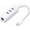 TP-Link USB 3.0 3-Port Hub & Gigabit Ethernet Adapter 2 in 1 USB Adapter (UE330)
