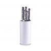 Zeller Set 5 cutite si suport Kero White